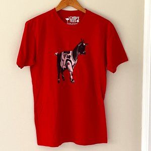 Chive Tees Red Goat Tom Brady GOAT Patriots Size Large Red